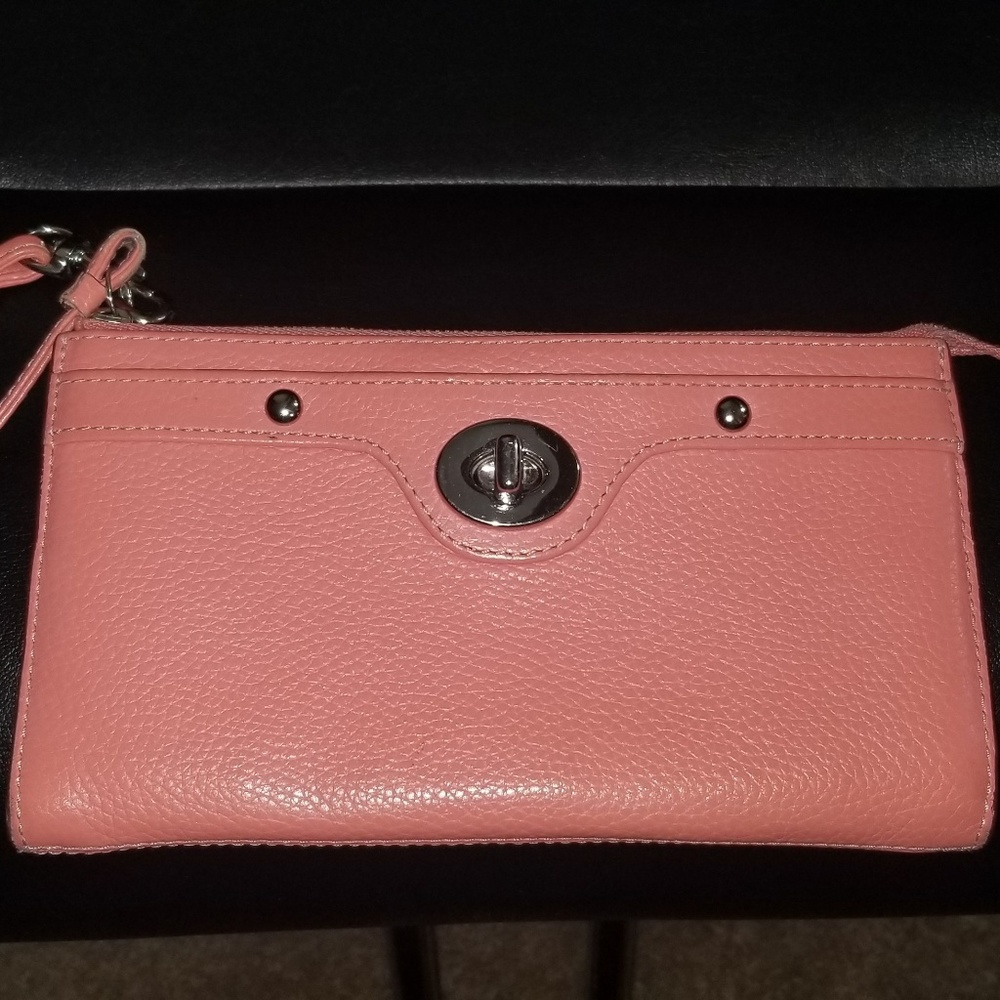 Coach Coral Wristlet